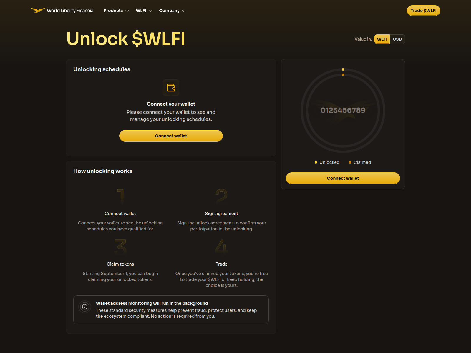 Screenshot of wlfi-lockbox.com
