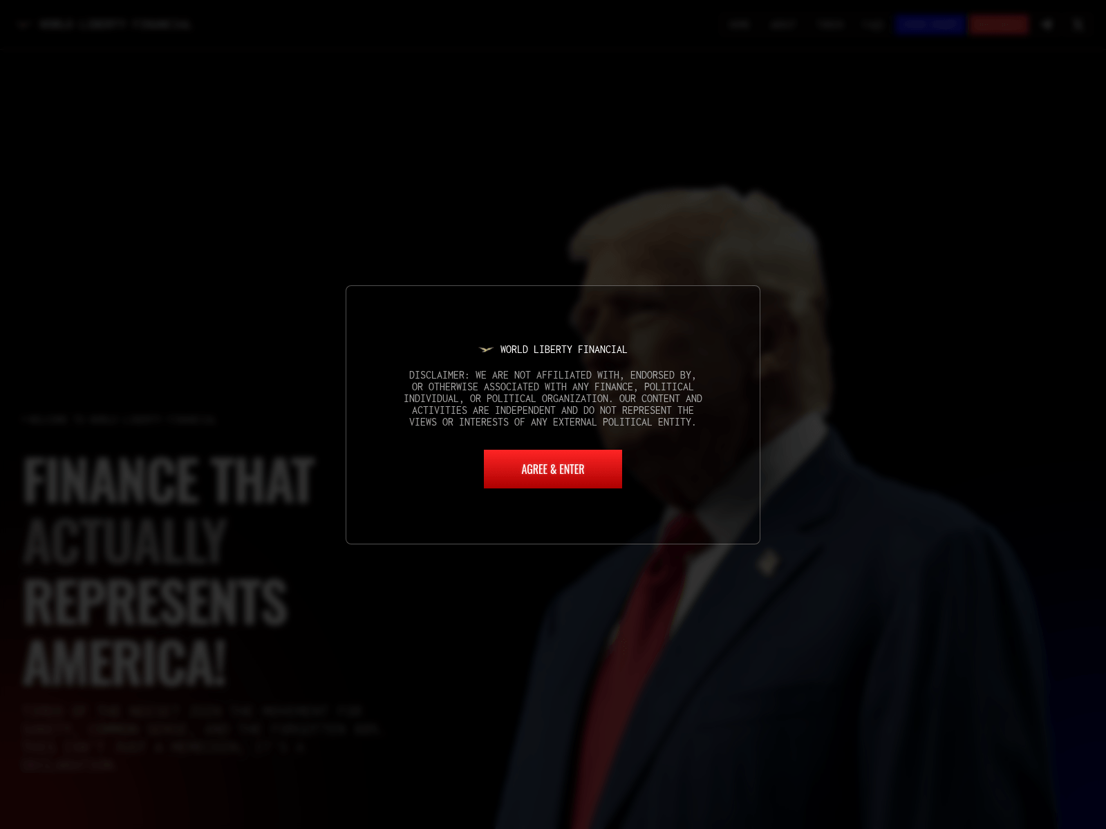 Screenshot of wlfitoken.us