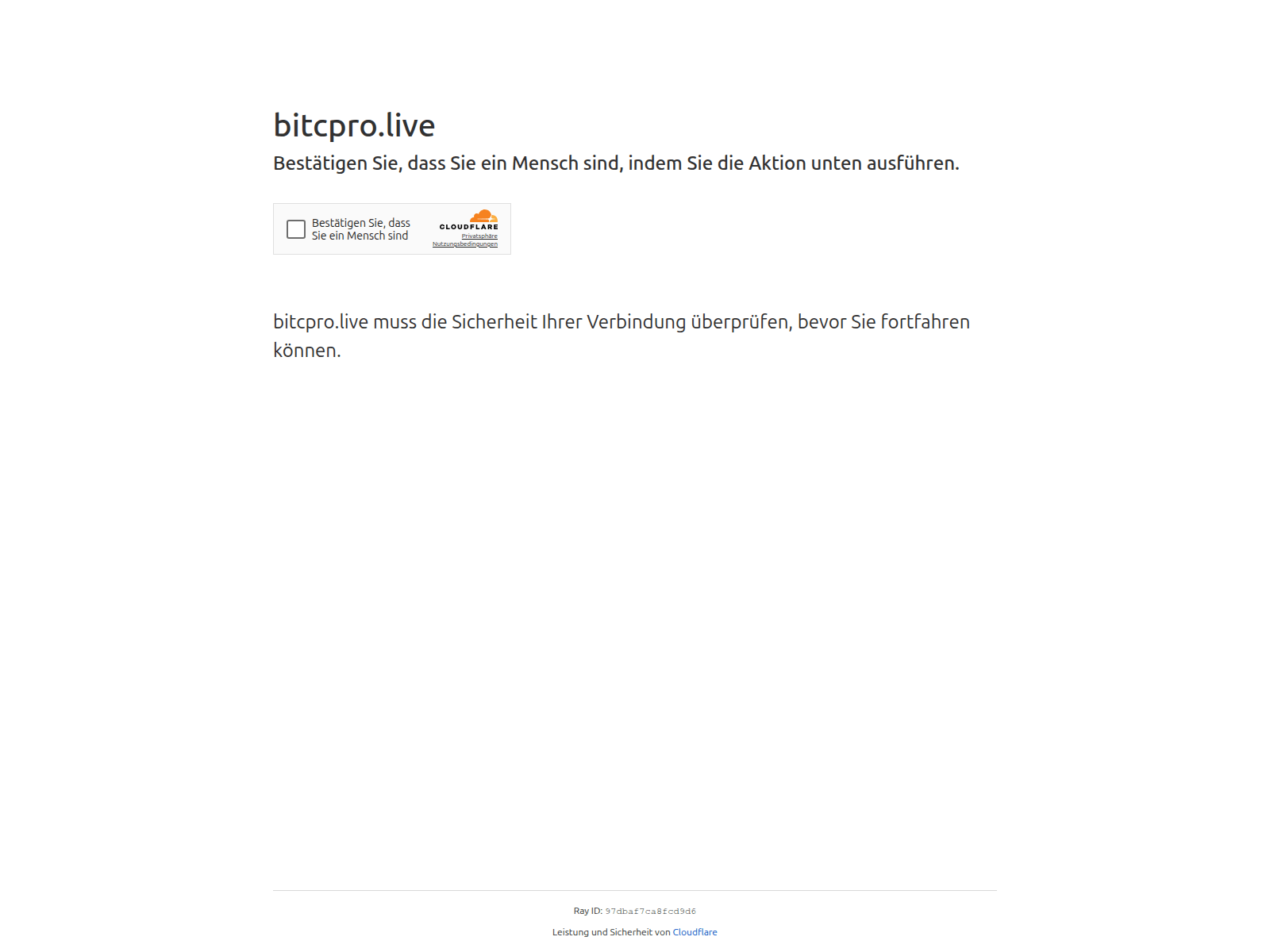 Screenshot of bitcpro.live