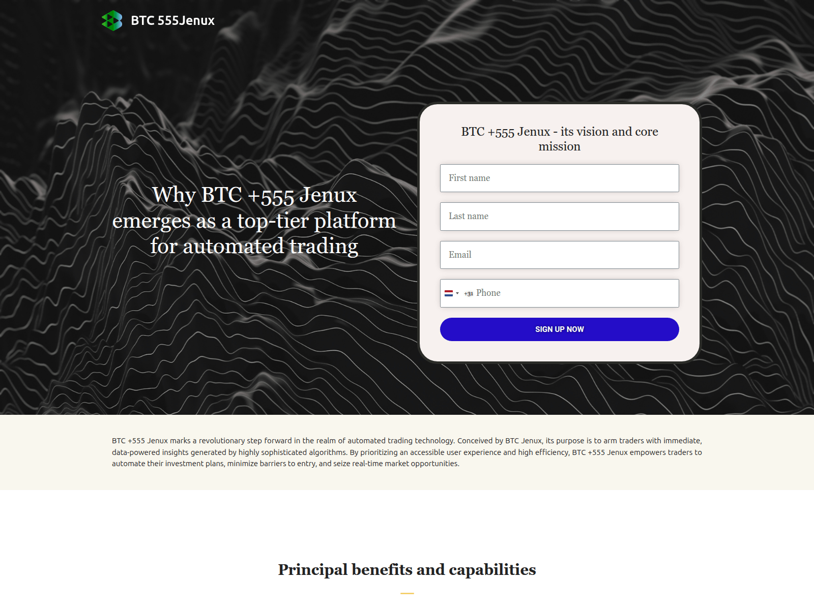 Screenshot of btc-555jenux.com