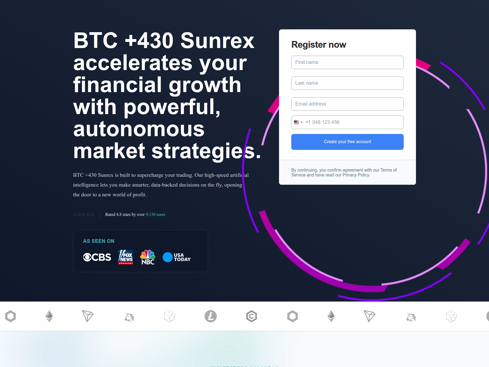 Forensic screenshot of btc-430sunrex.com