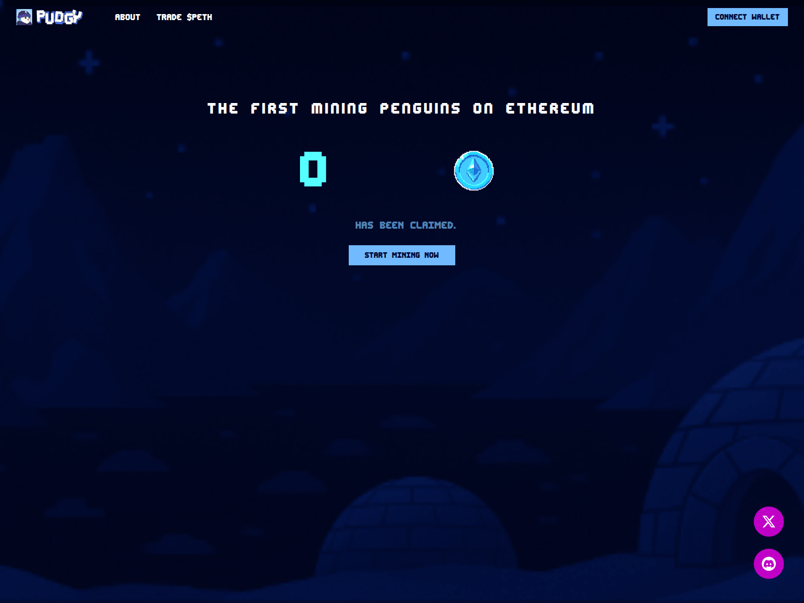 Screenshot of pudgyminer.com