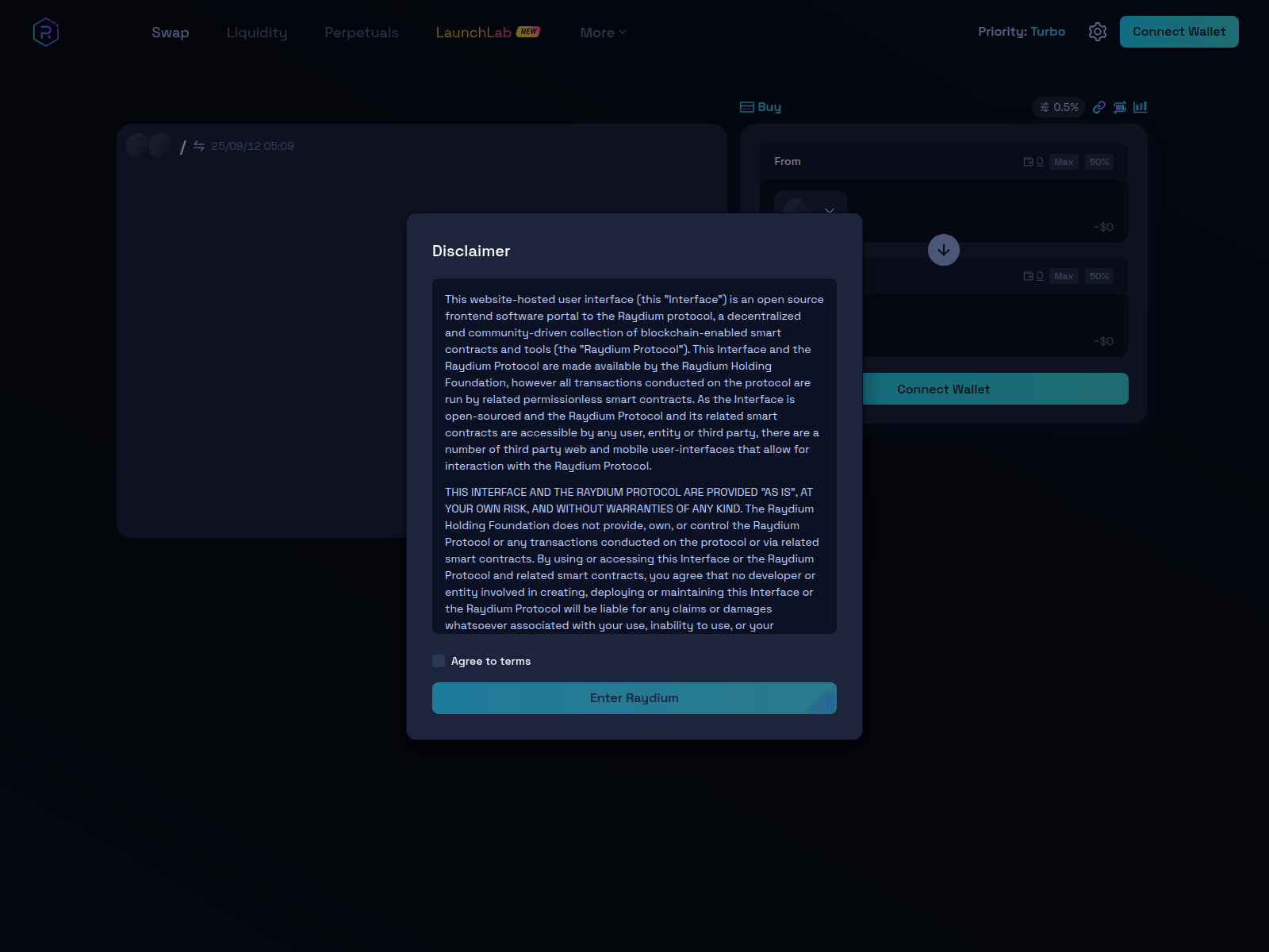 Screenshot of raydium-ui-v3-beta.pages.dev