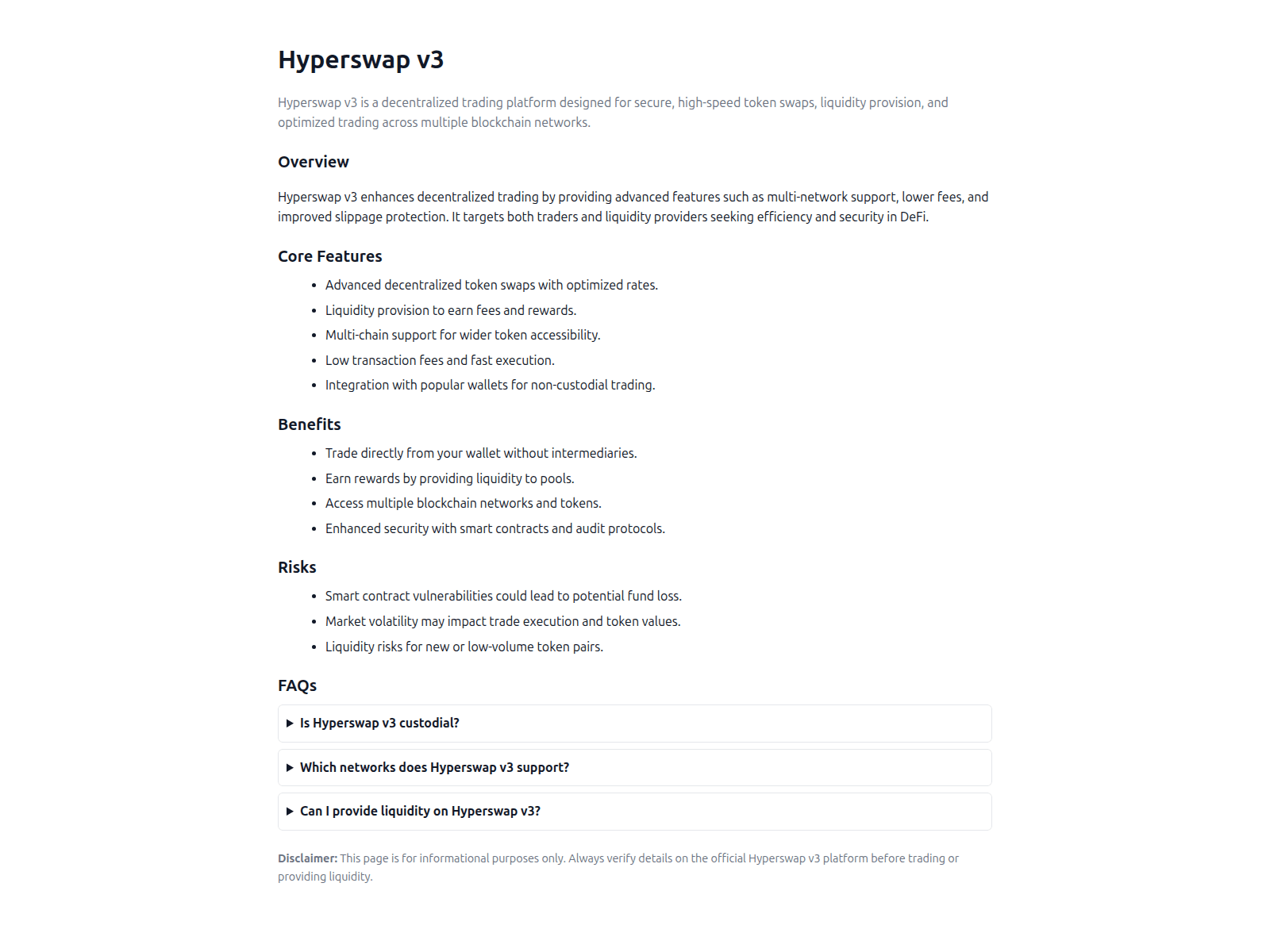 Screenshot of hyperswap-v3.pages.dev