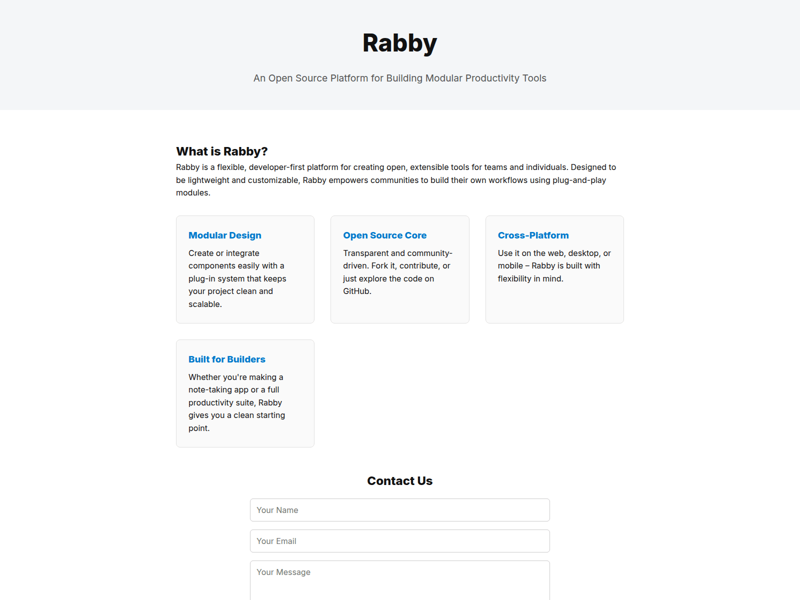 Screenshot of rabby-open-source.pages.dev