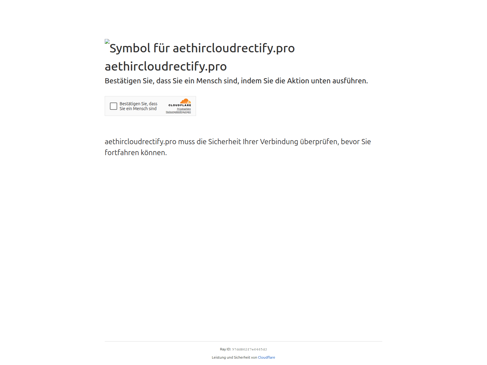 Screenshot of aethircloudrectify.pro
