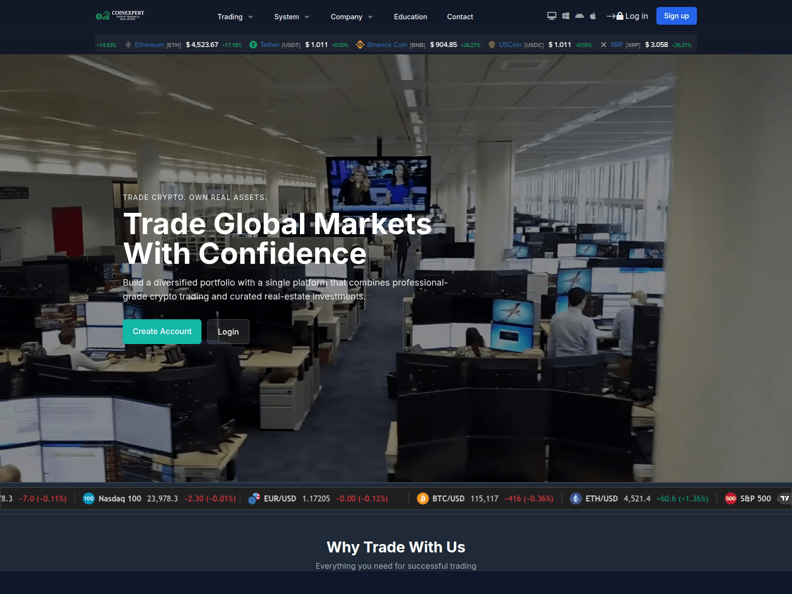 Screenshot of coinexpert.us