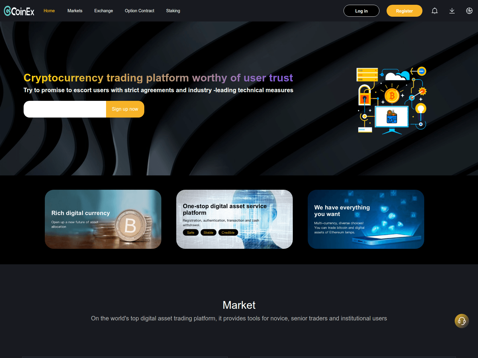Screenshot of coinex-vip777.com