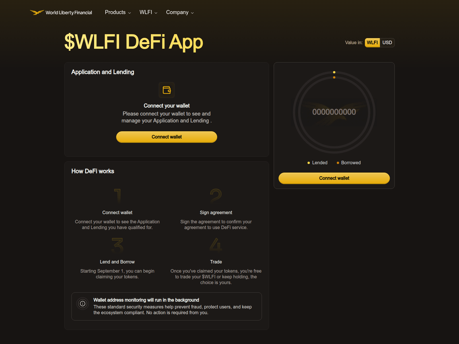 Screenshot of worldlibertefinancial.com