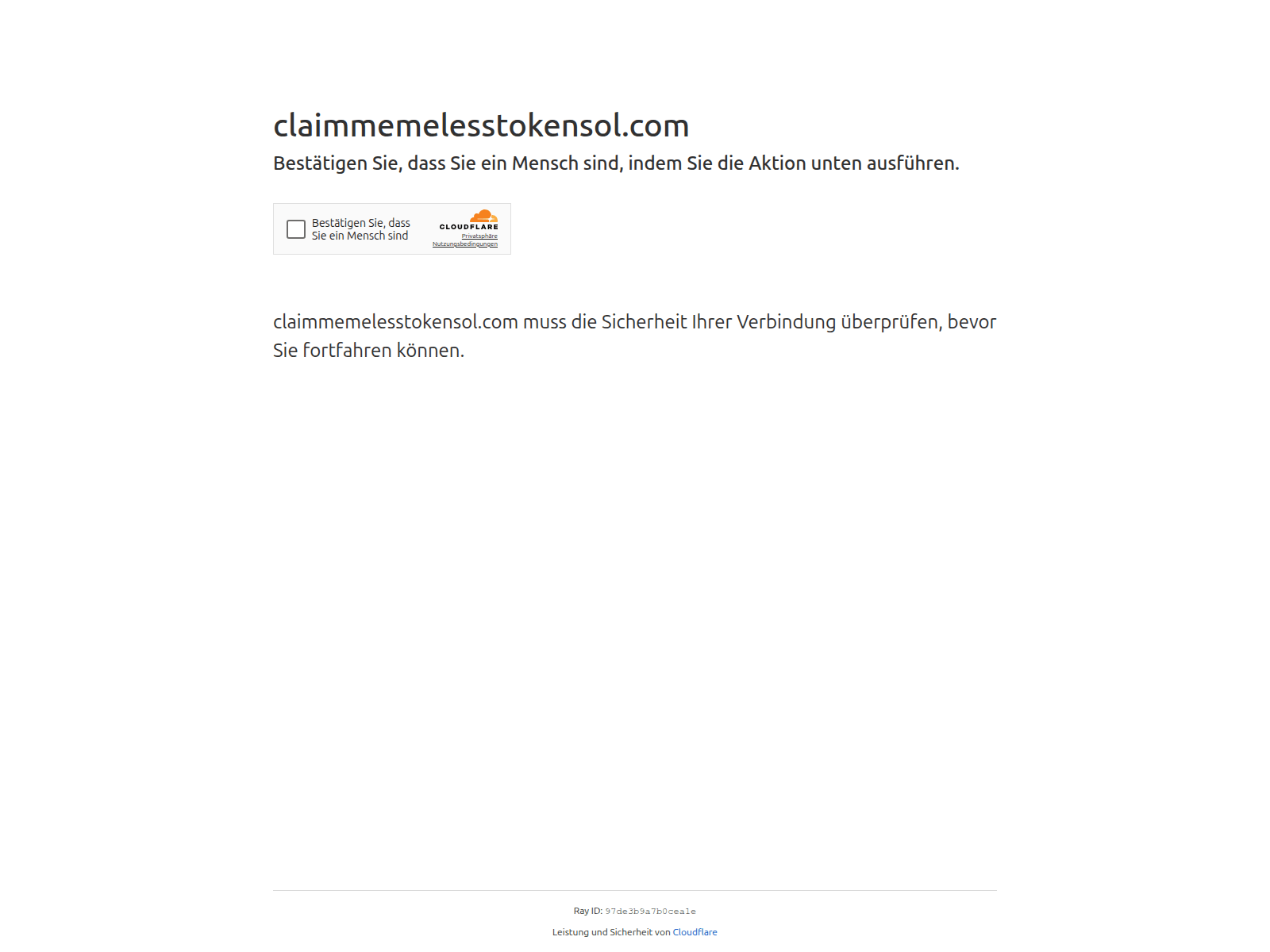Screenshot of claimmemelesstokensol.com
