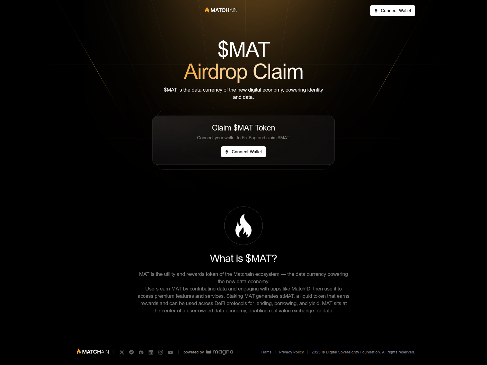 Screenshot of claim-matstake.pages.dev