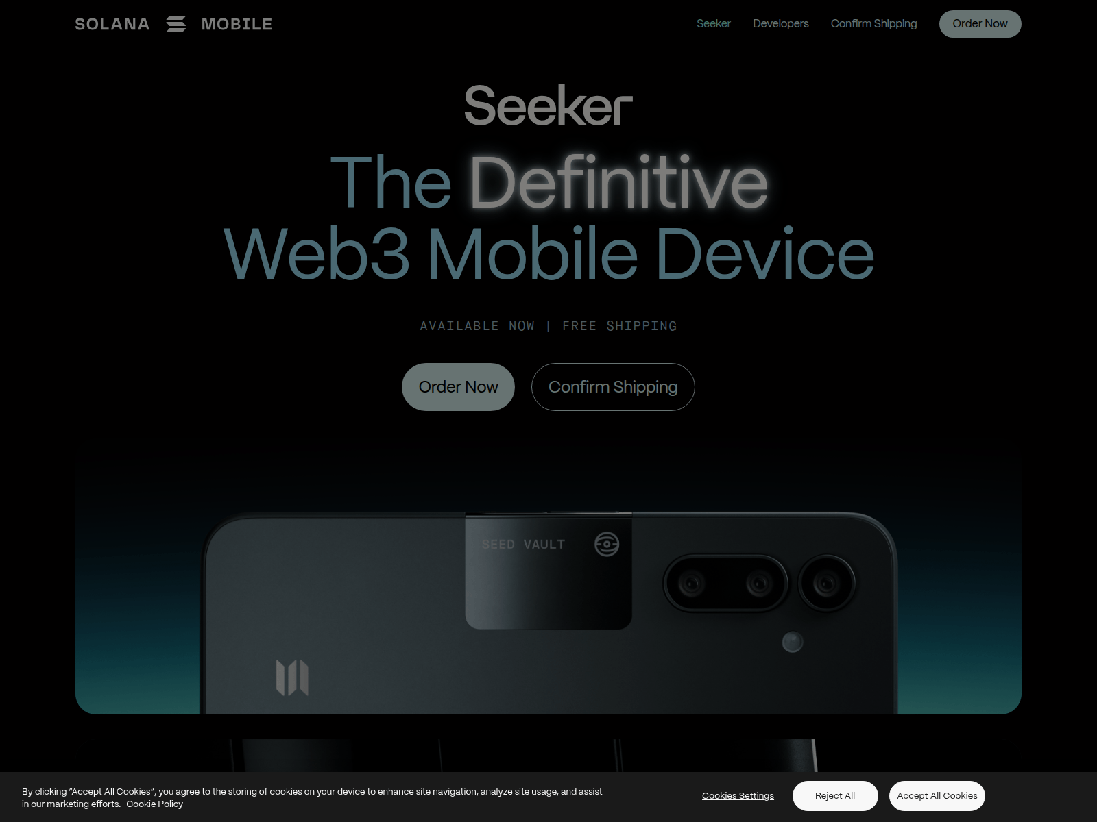 Screenshot of solanamobile.pro