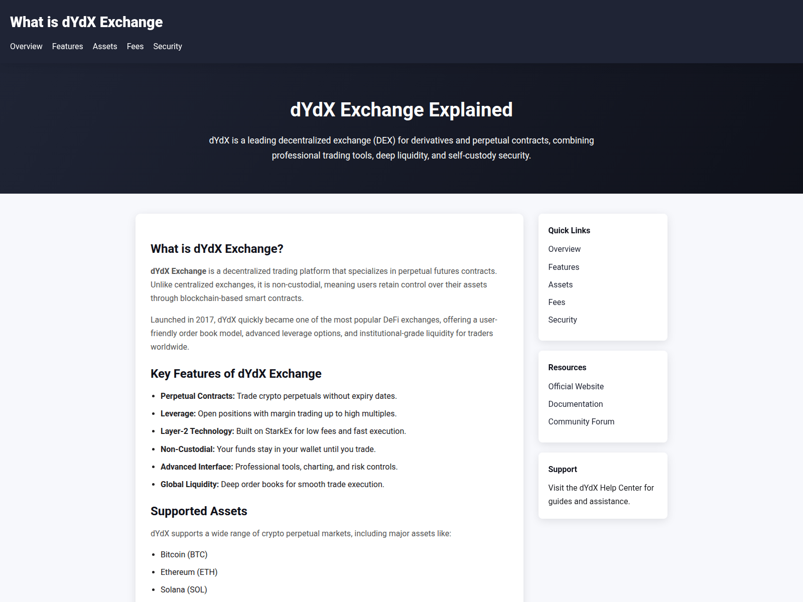 Screenshot of dydx-exchange-x.pages.dev