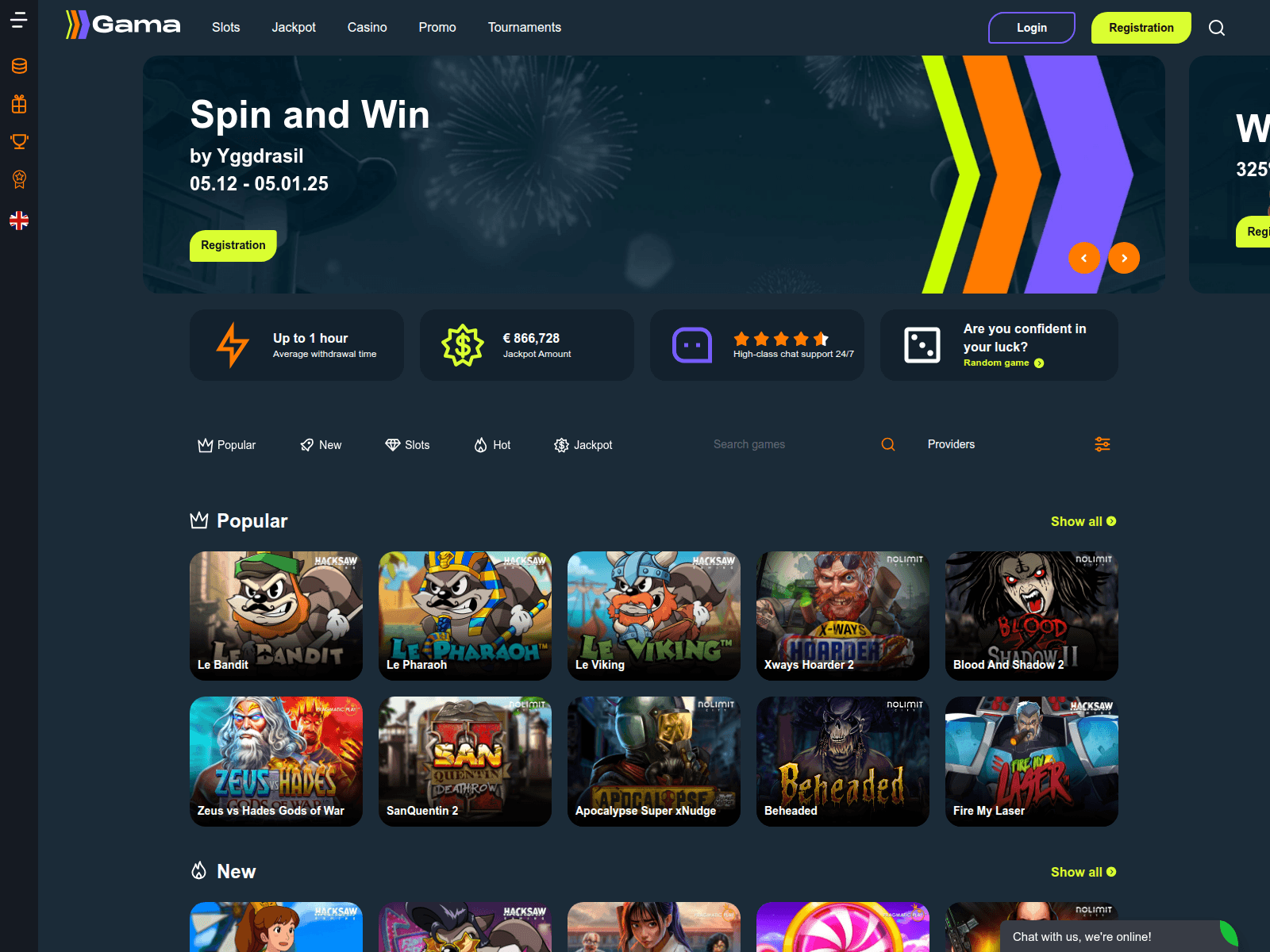 Screenshot of gamacasin305.com