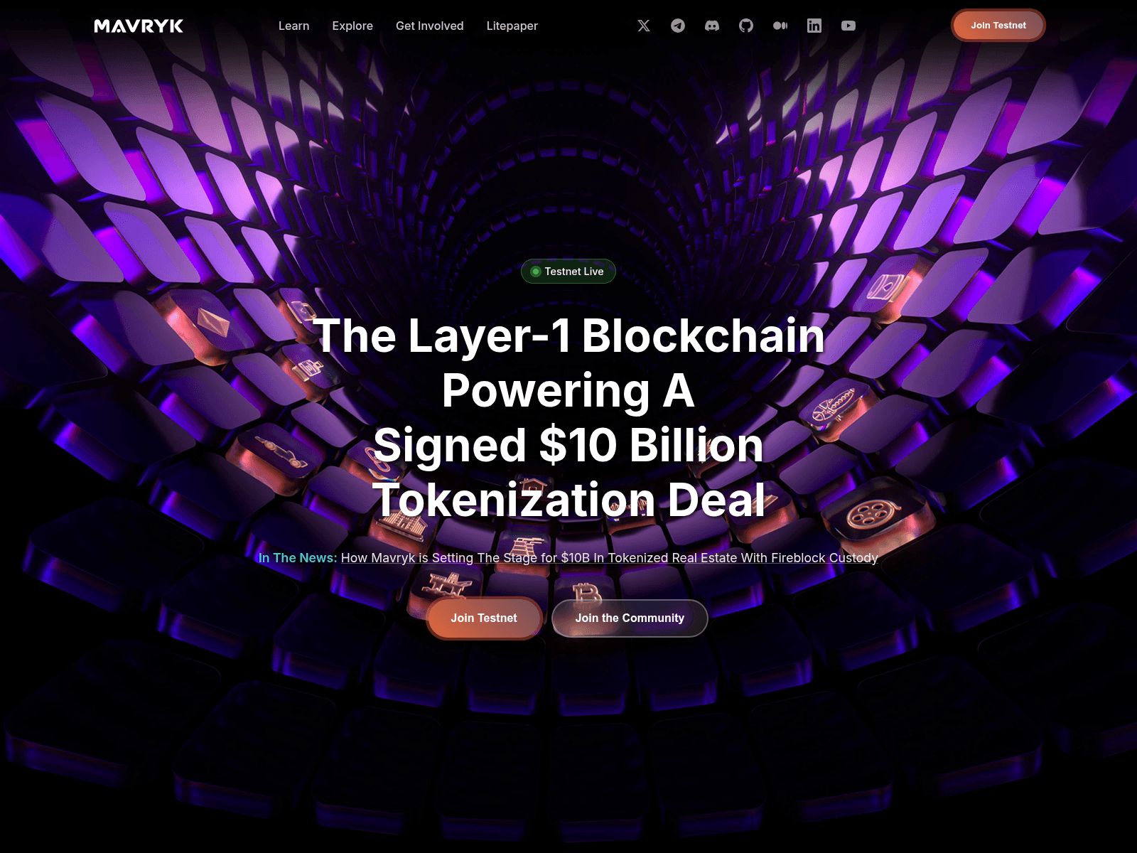 Screenshot of mavryk-testnet.live