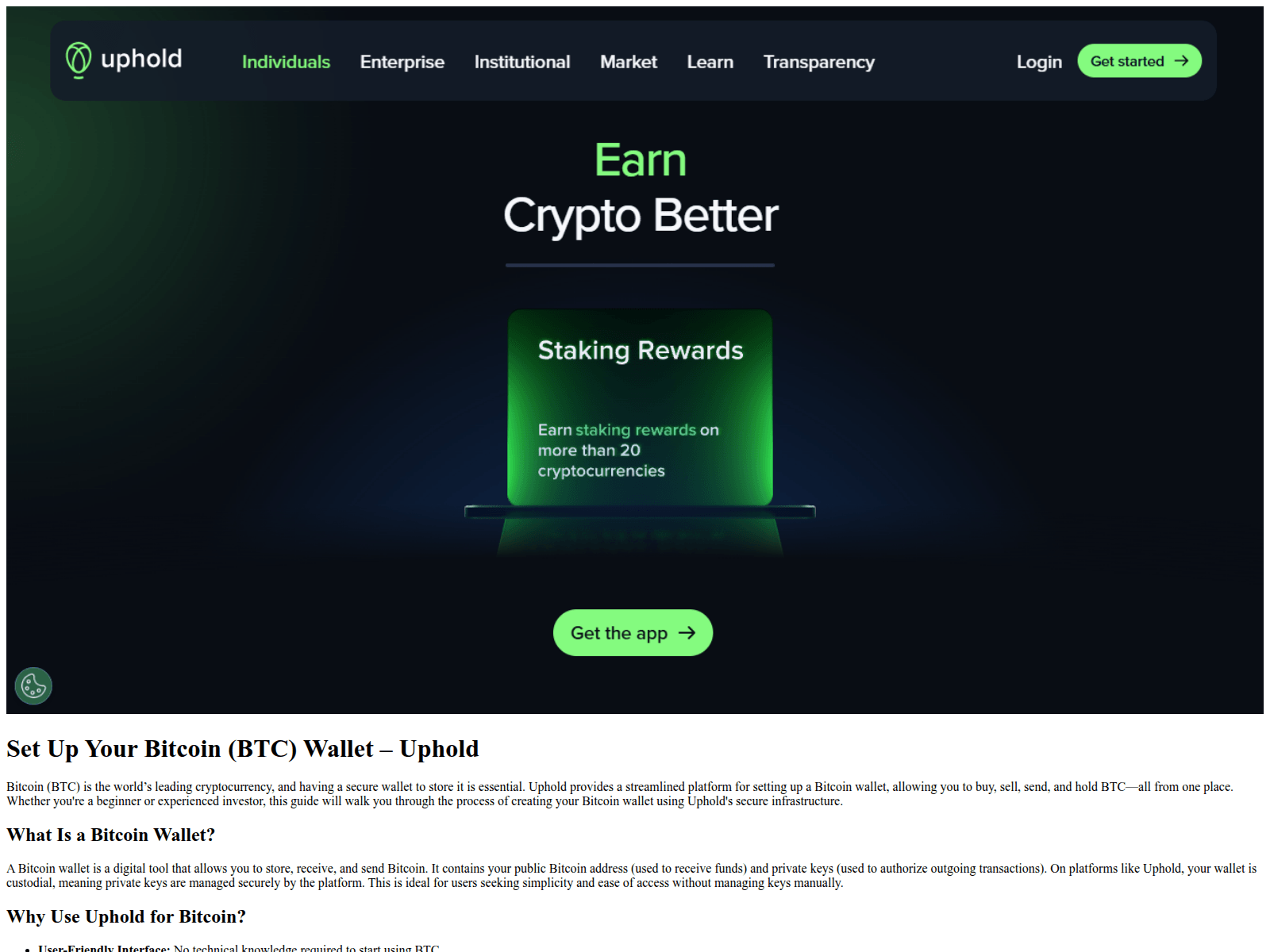 Screenshot of uphold-wallet-btc-us.pages.dev