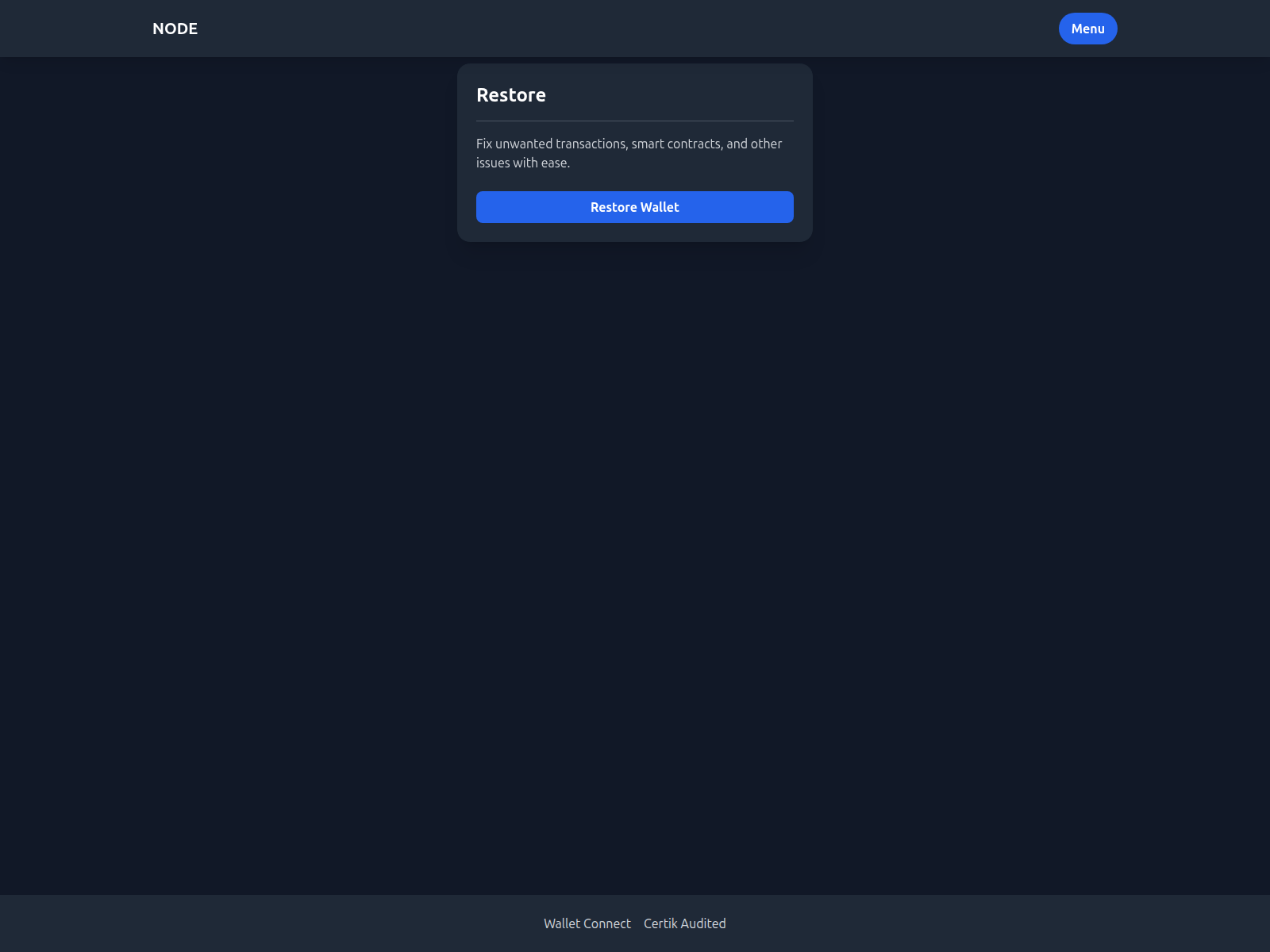 Screenshot of on-chainfixes.xyz