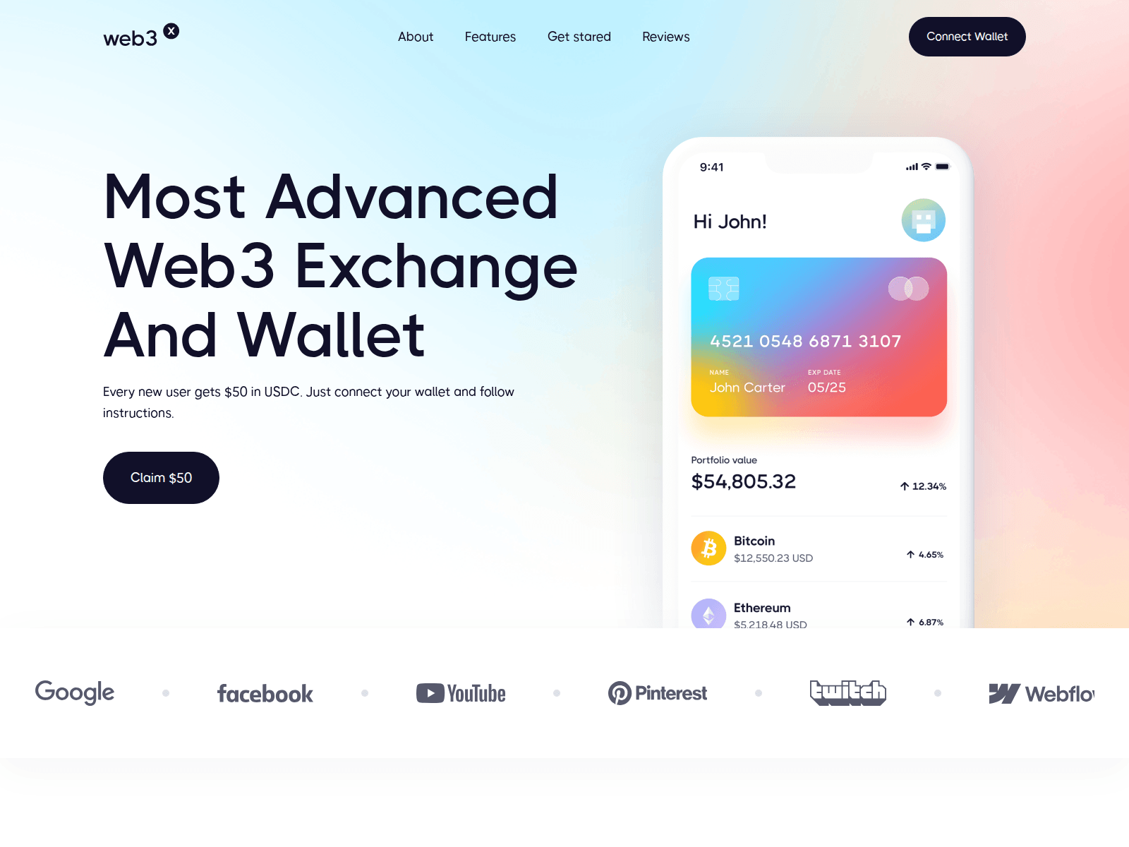 Screenshot of web3exchange.pages.dev