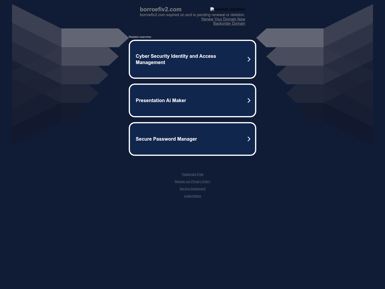 Screenshot of borroefiv2.com