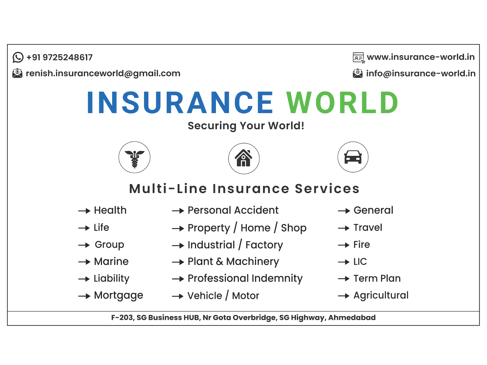 Screenshot of insurance-world.in