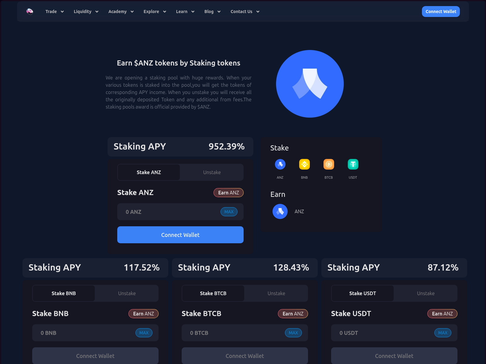 Screenshot of anz.sushi.us.com