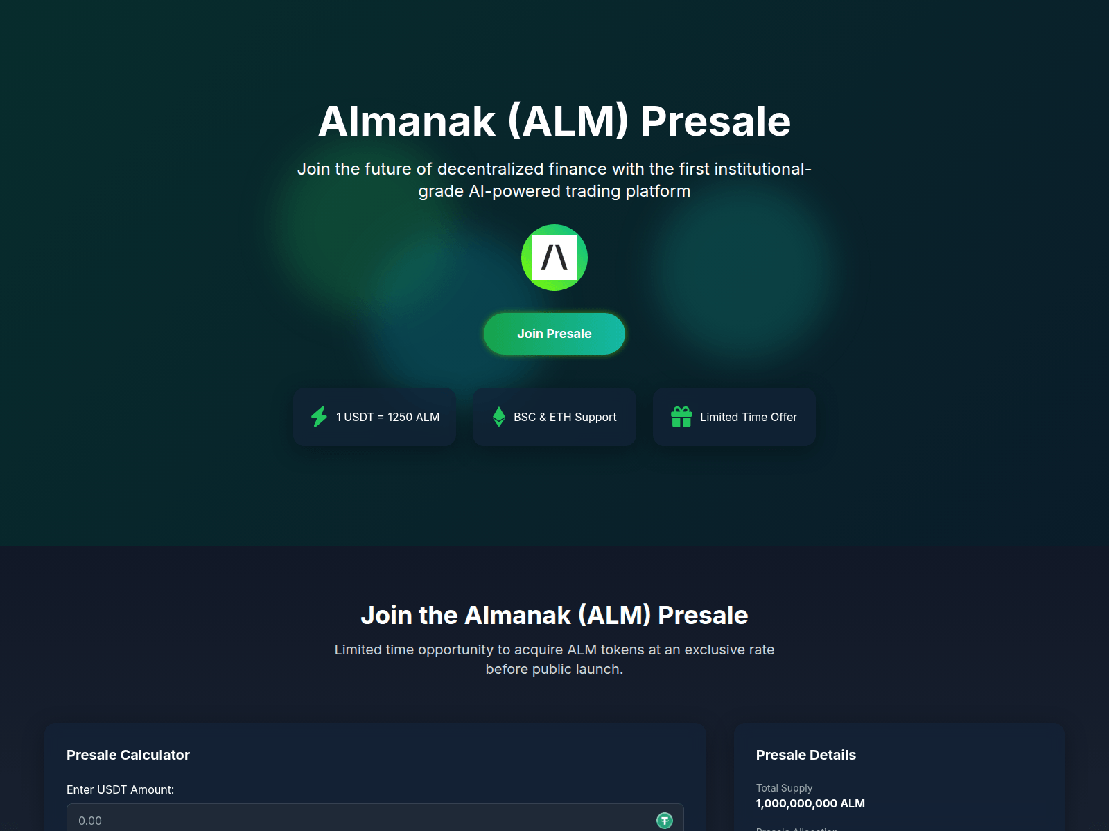Screenshot of almanak.sale