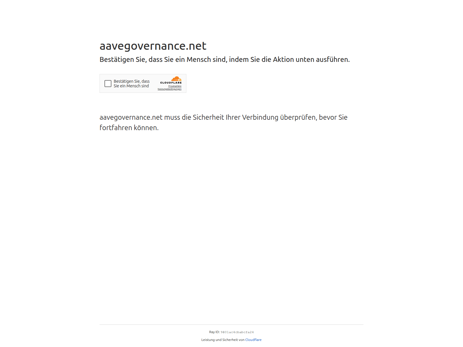 Screenshot of aavegovernance.net