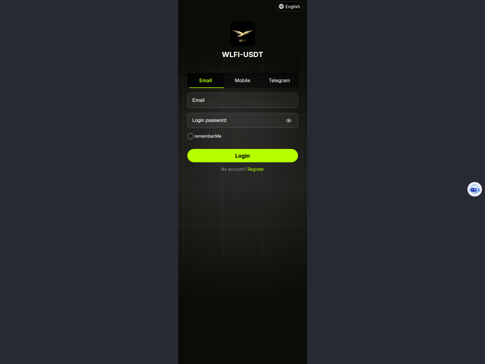 Screenshot of wlfi-usdt.shop