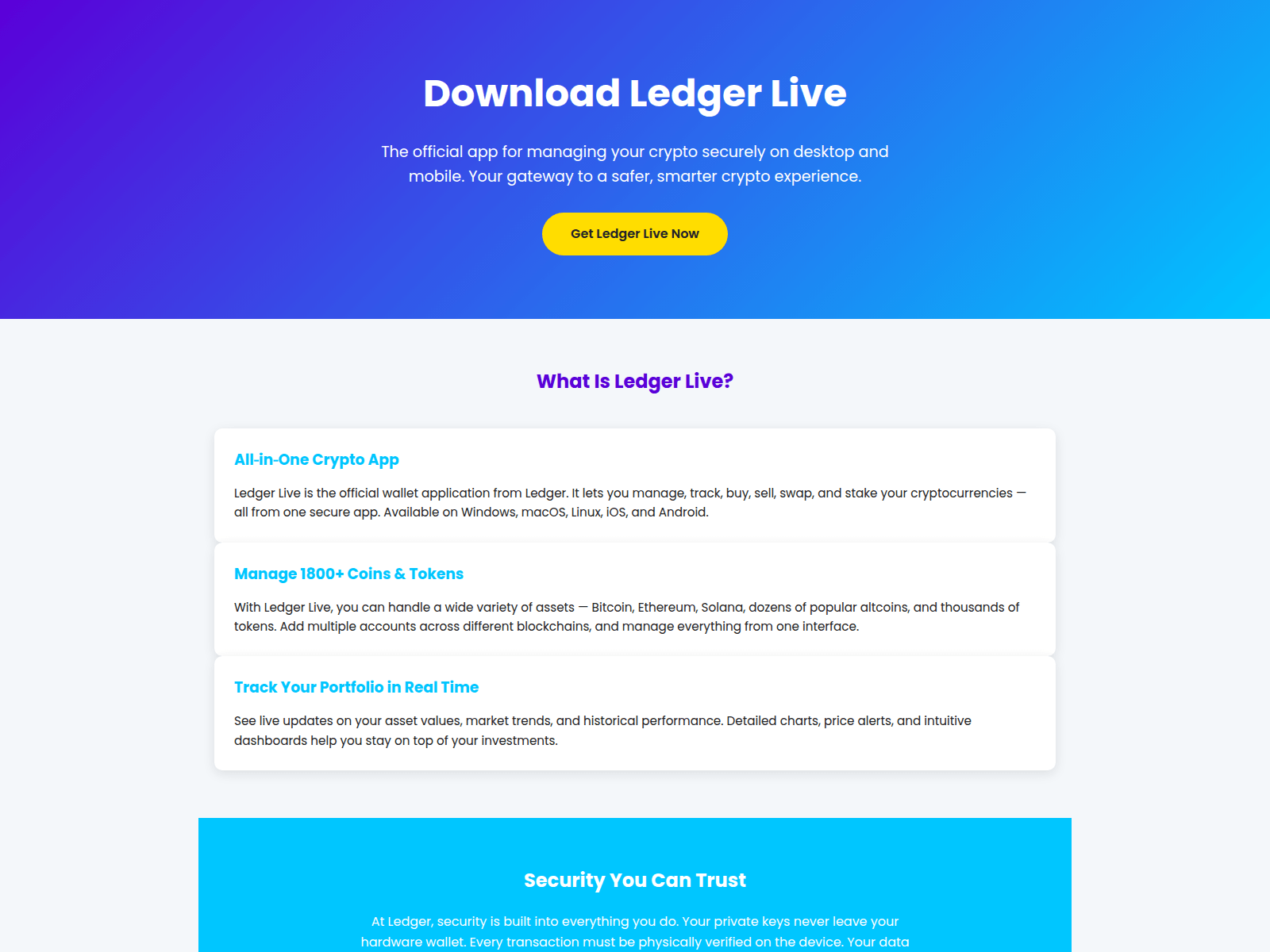 Screenshot of ledger-live-download-start.pages.dev
