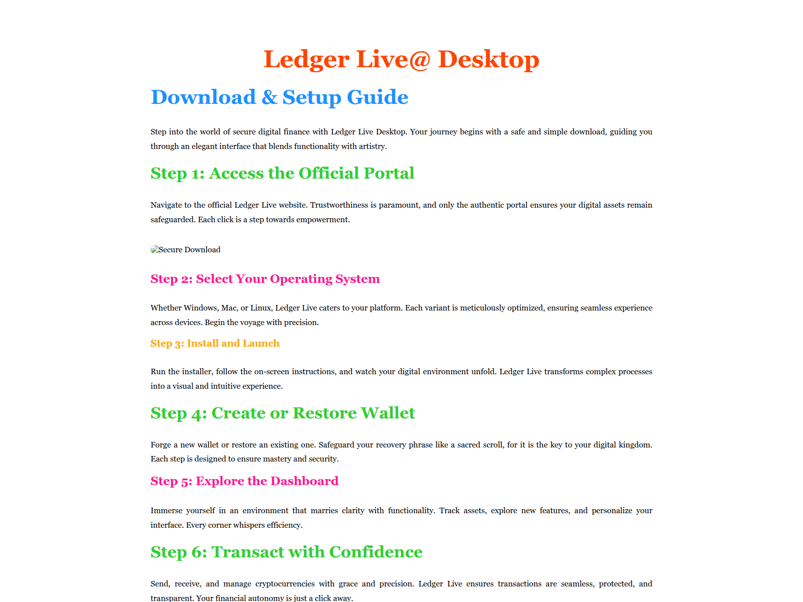 Screenshot of faqs-ledger-live-desktop.pages.dev