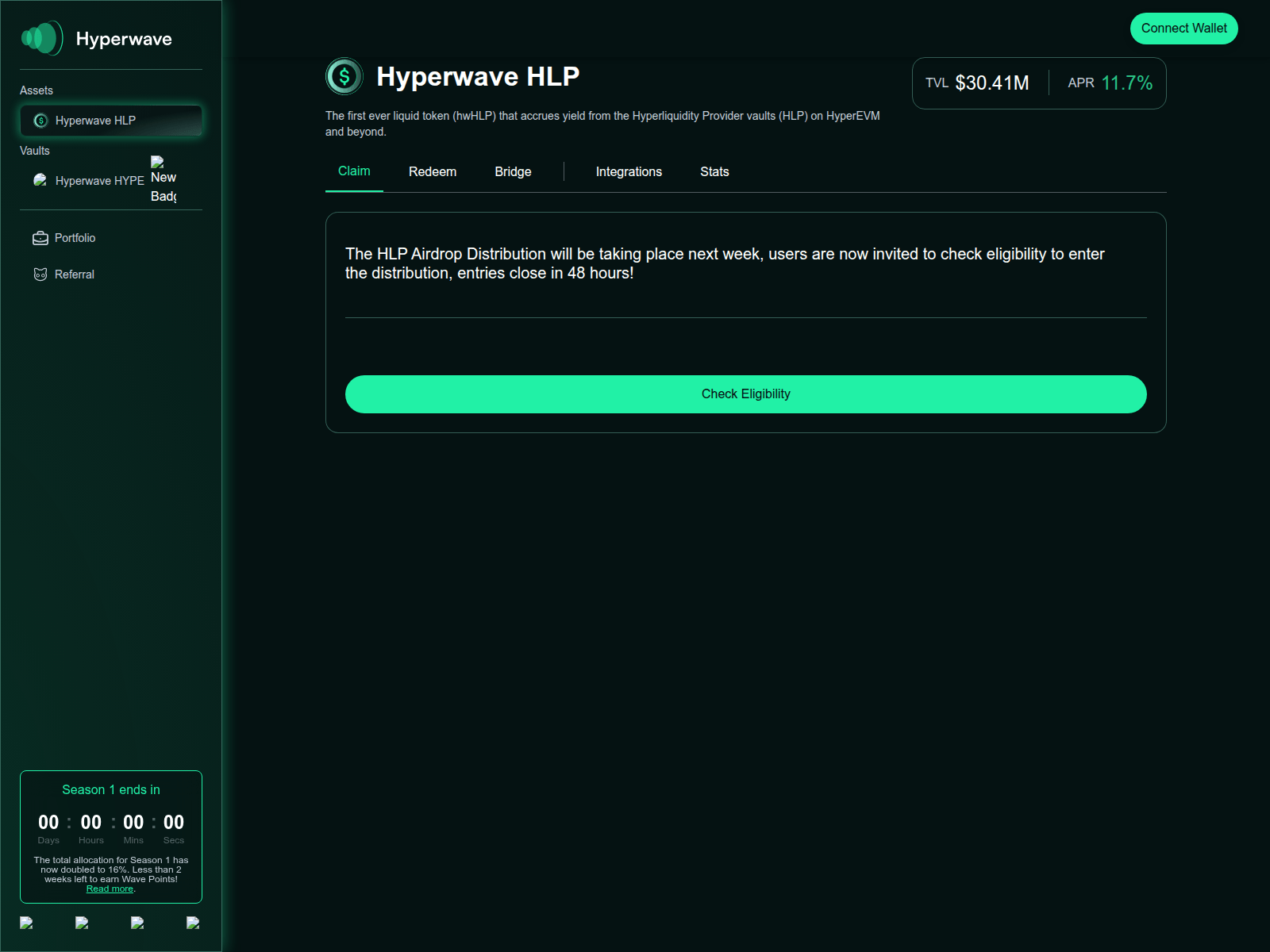 Screenshot of claim-hyperwavefi.xyz