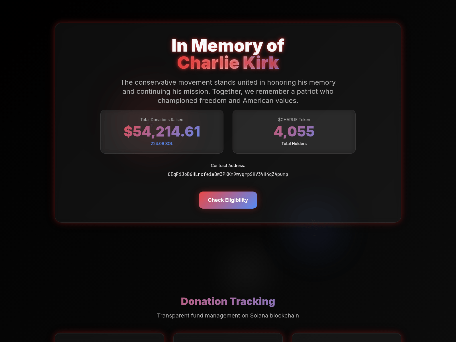 Screenshot of charlieonsolana.com