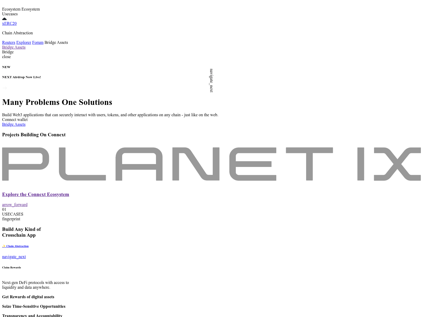 Screenshot of connext-web.xyz