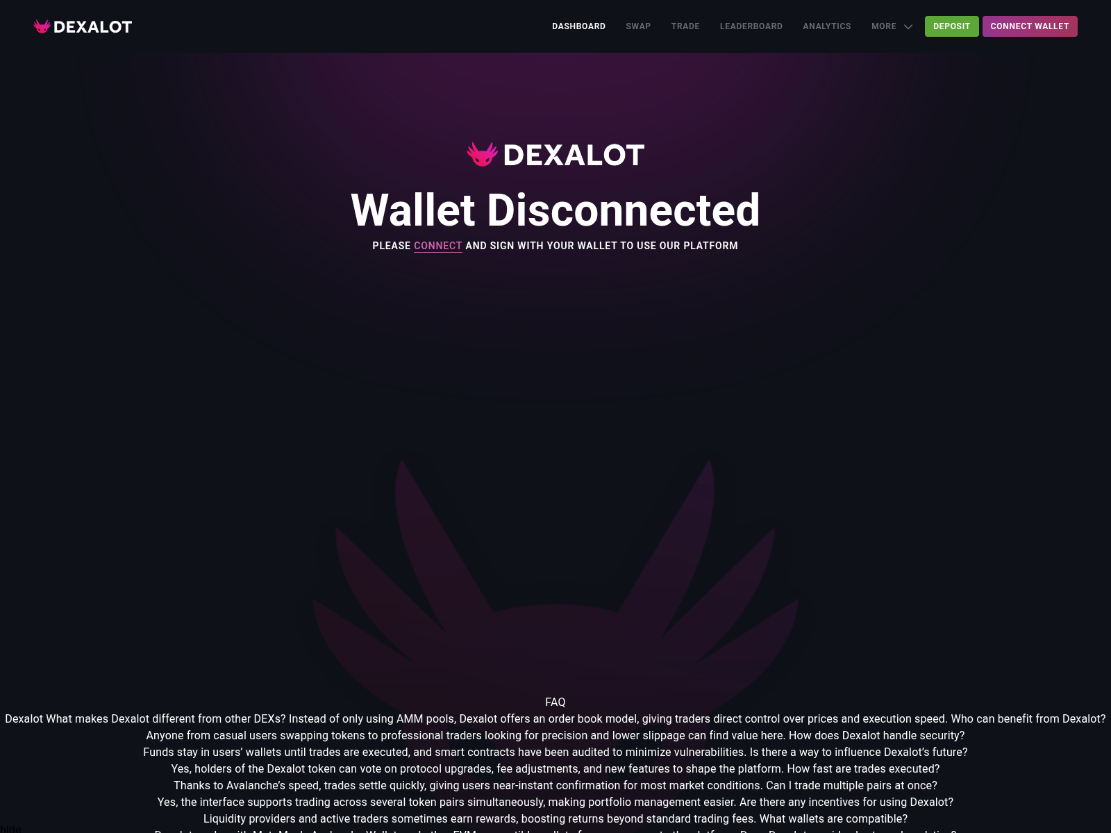 Screenshot of dexaloto.org