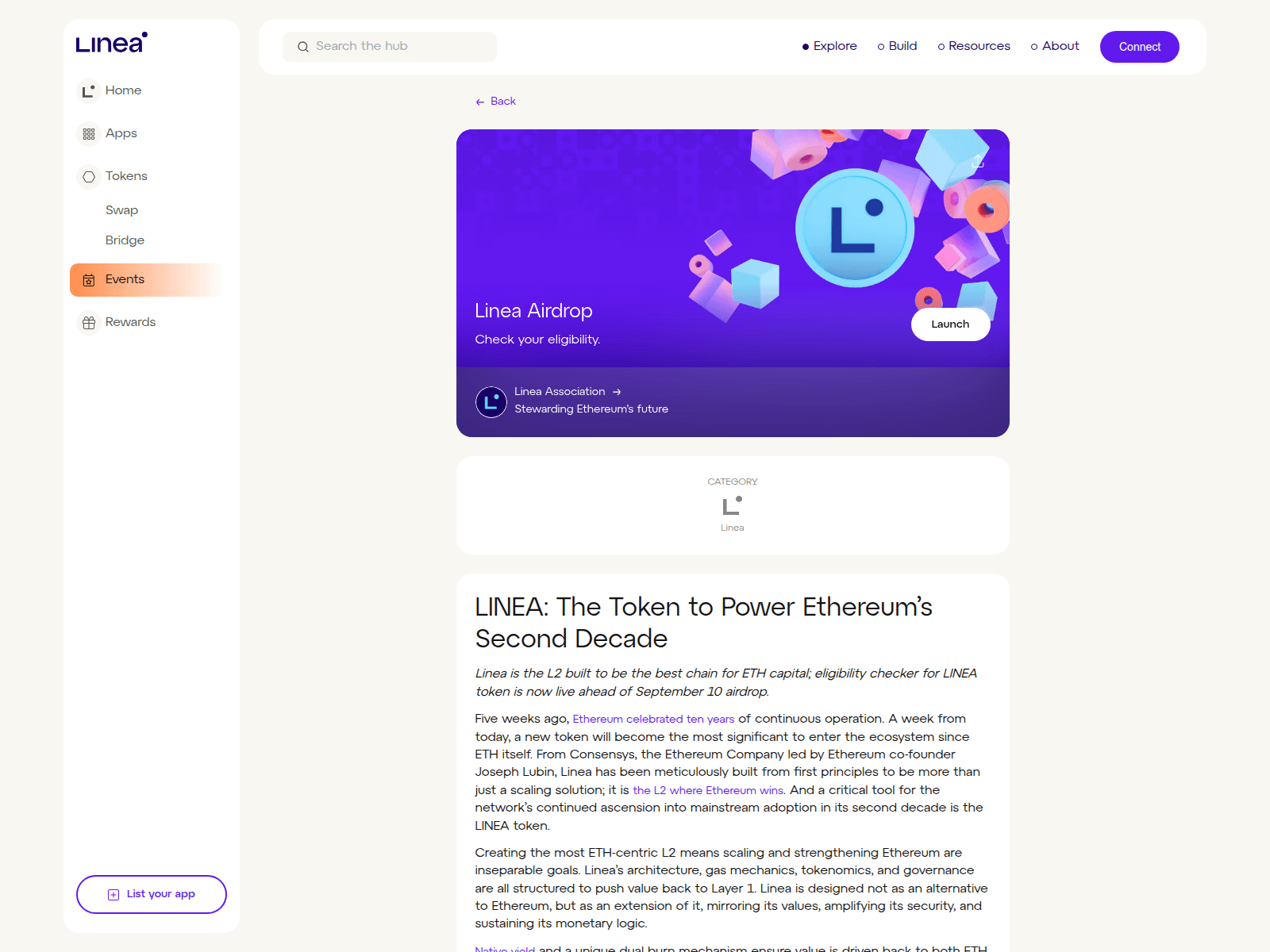 Screenshot of lindinao.app