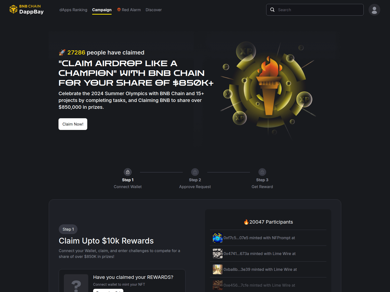 Screenshot of dappbays.pages.dev