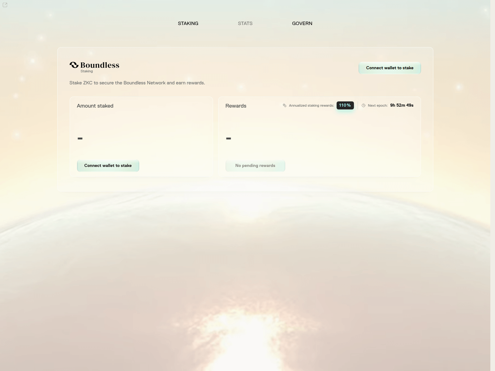 Screenshot of staking.bounidiess.com