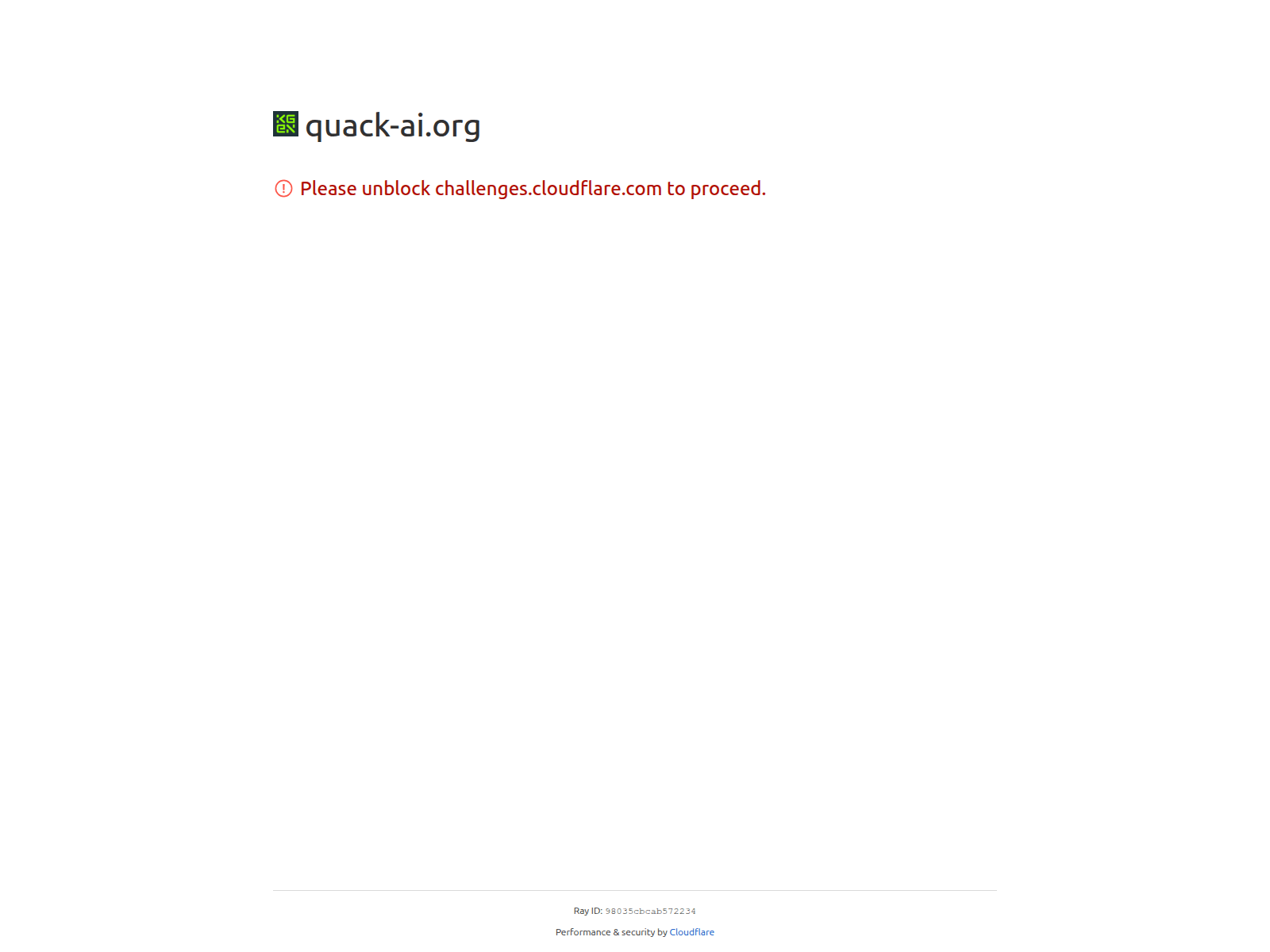 Screenshot of quack-ai.org