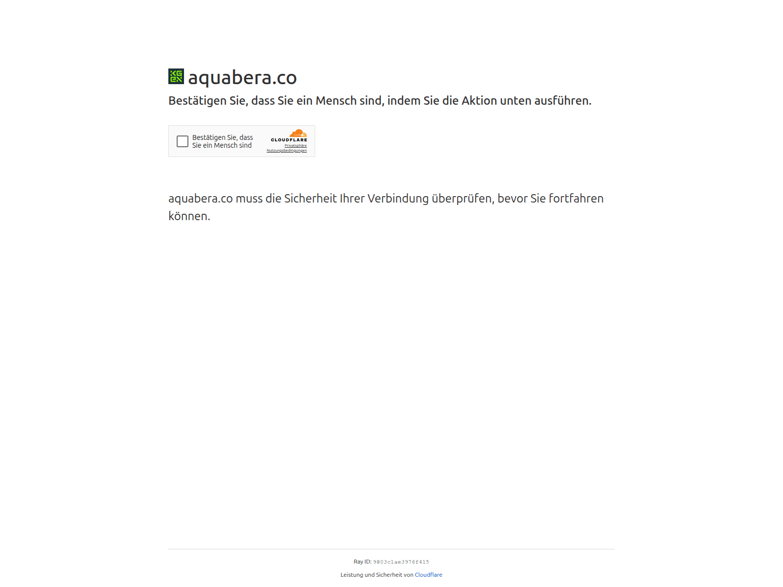 Screenshot of aquabera.co