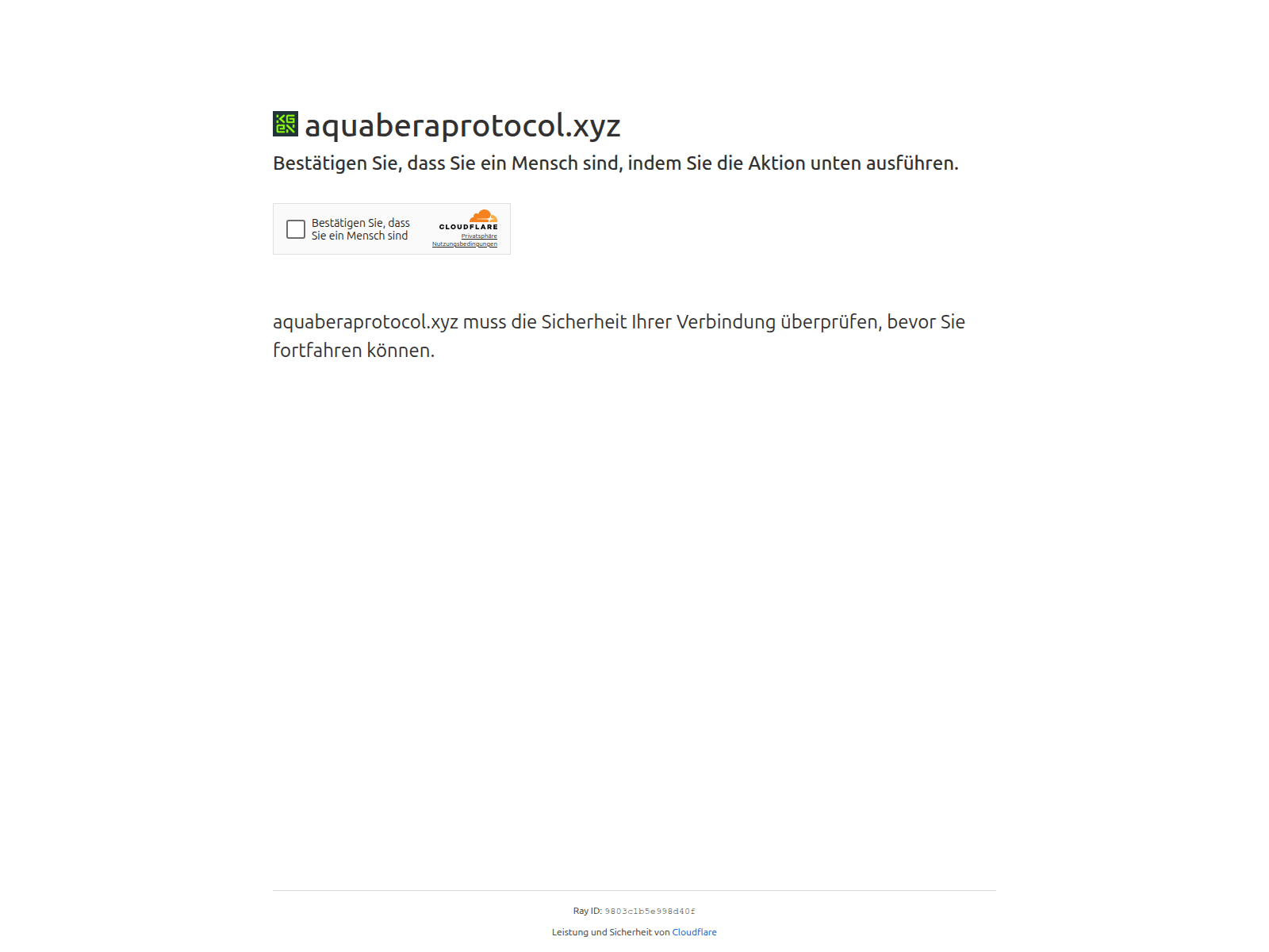 Screenshot of aquaberaprotocol.xyz