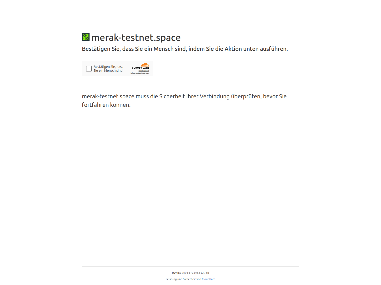 Screenshot of merak-testnet.space