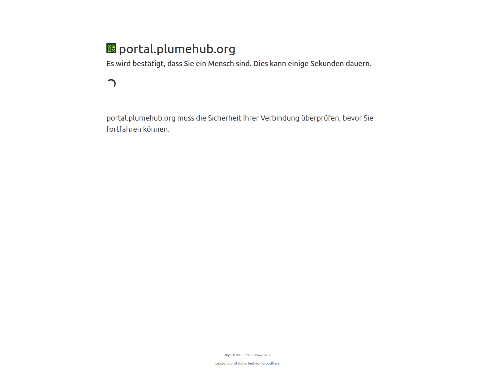 Screenshot of portal.plumehub.org