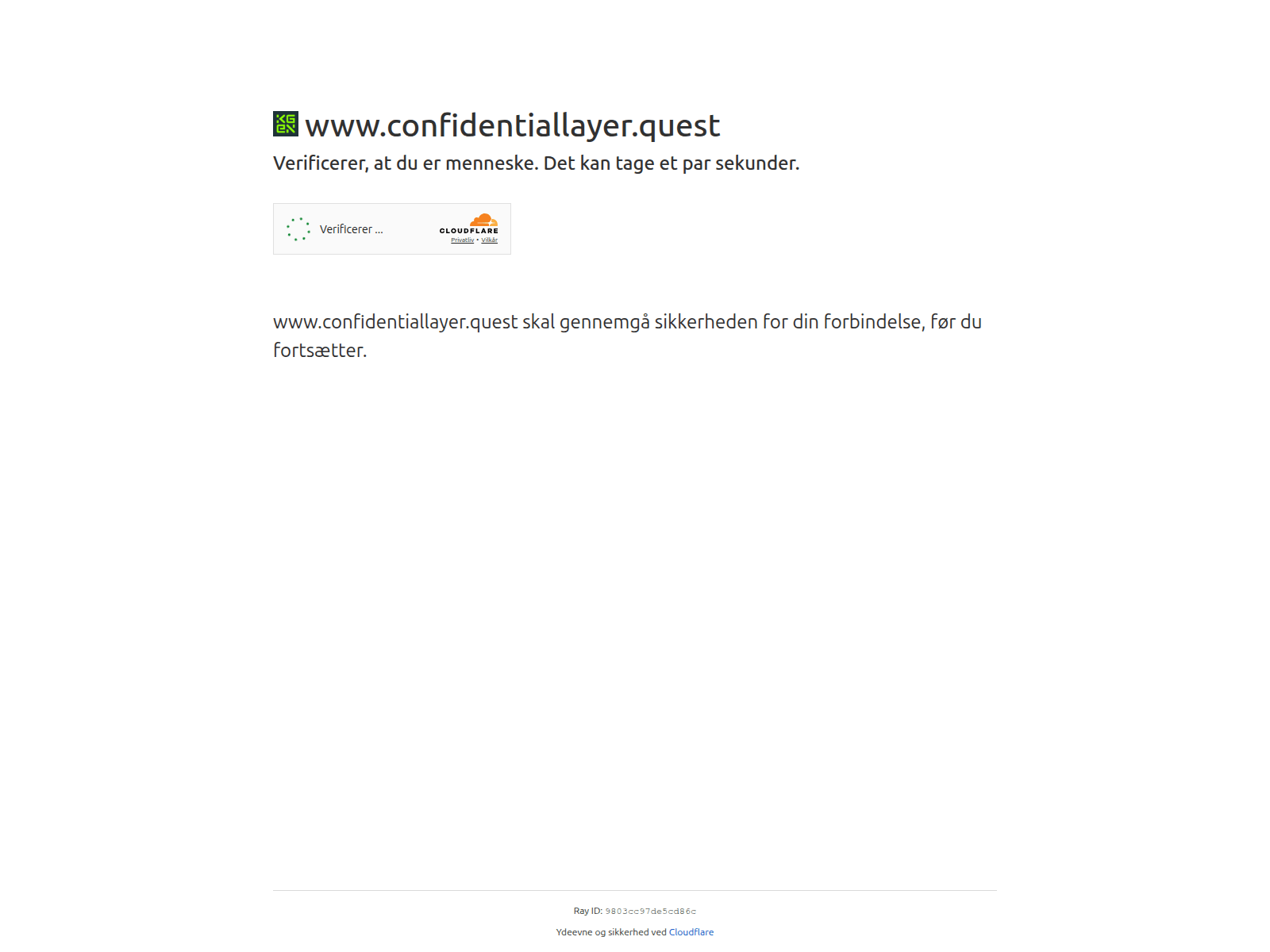 Screenshot of confidentiallayer.quest
