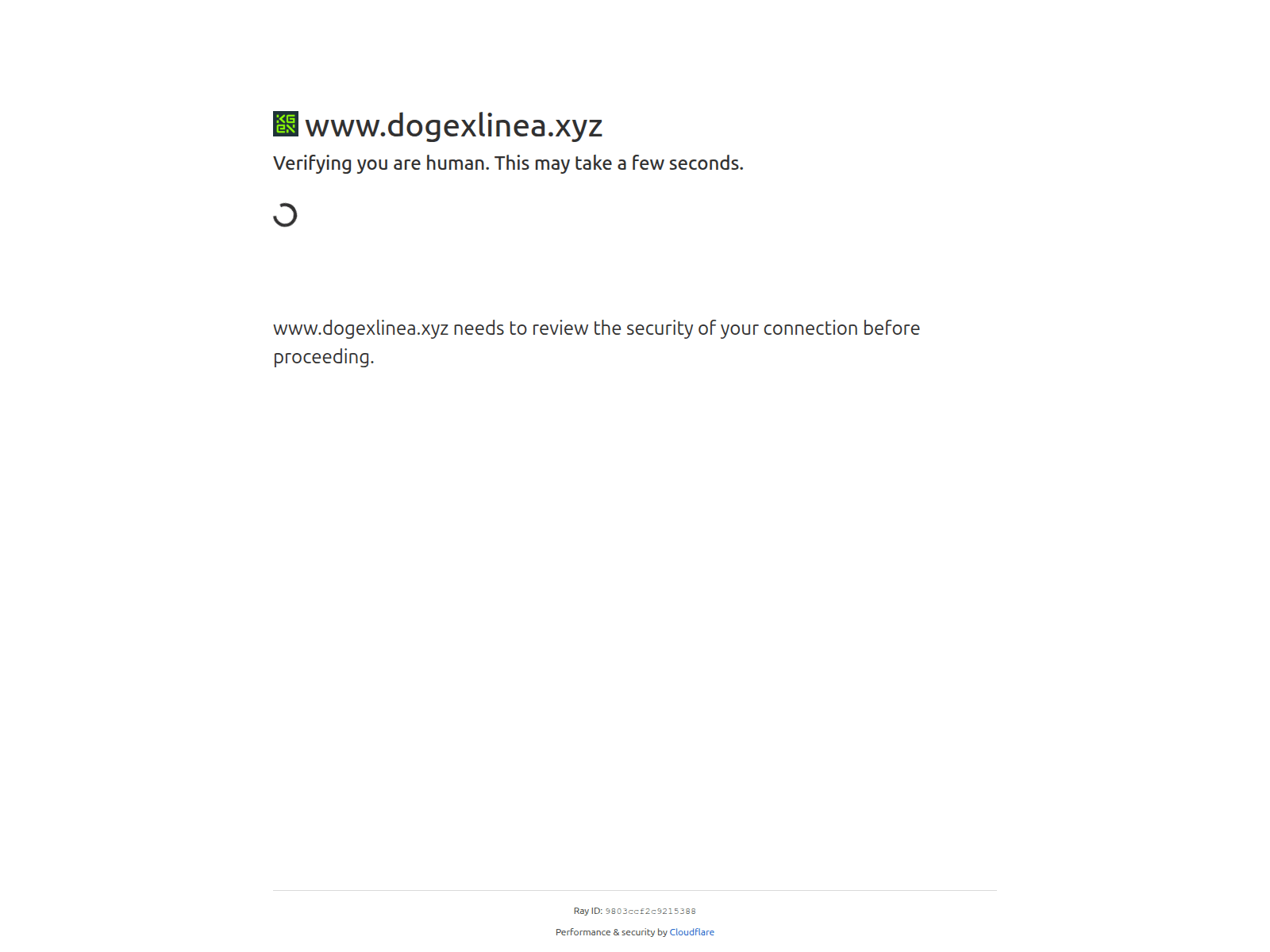 Screenshot of www.dogexlinea.xyz