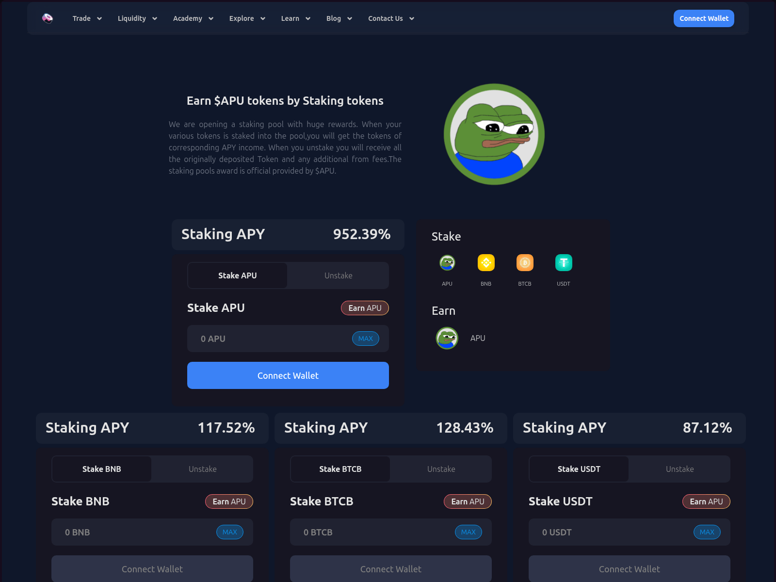 Screenshot of apu.sushis.ninja