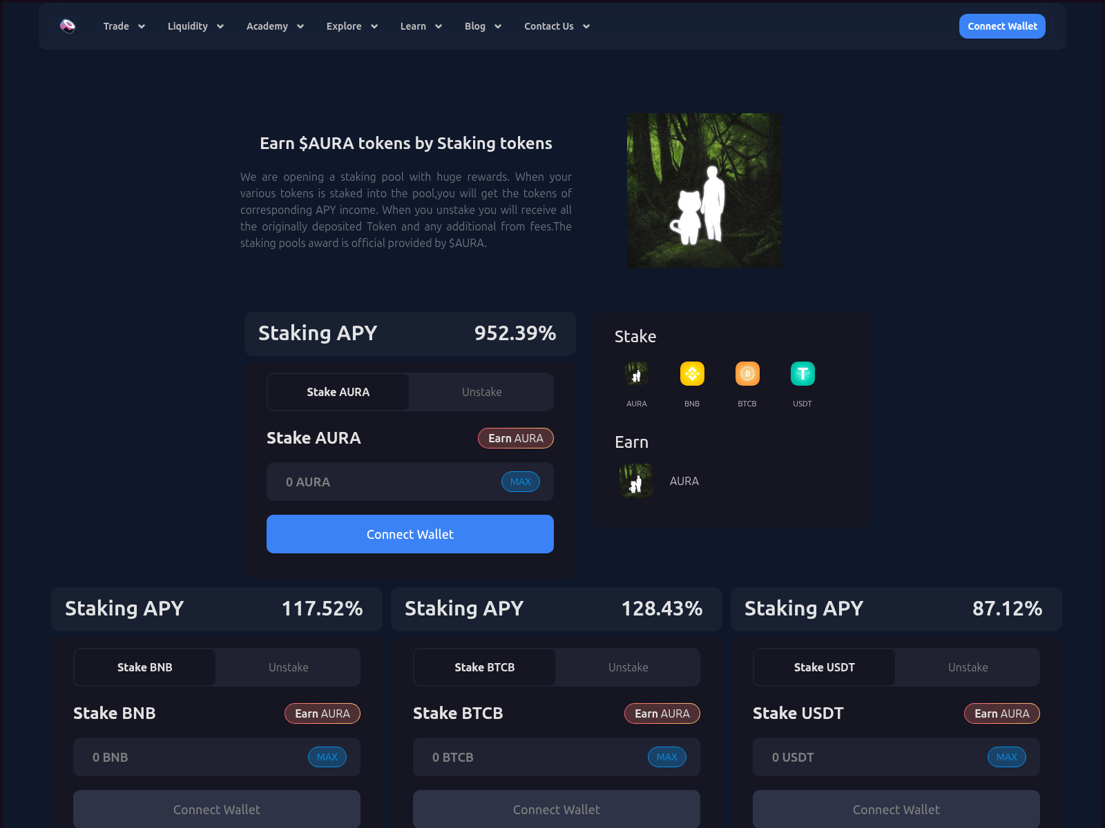 Screenshot of aura.sushis.ninja