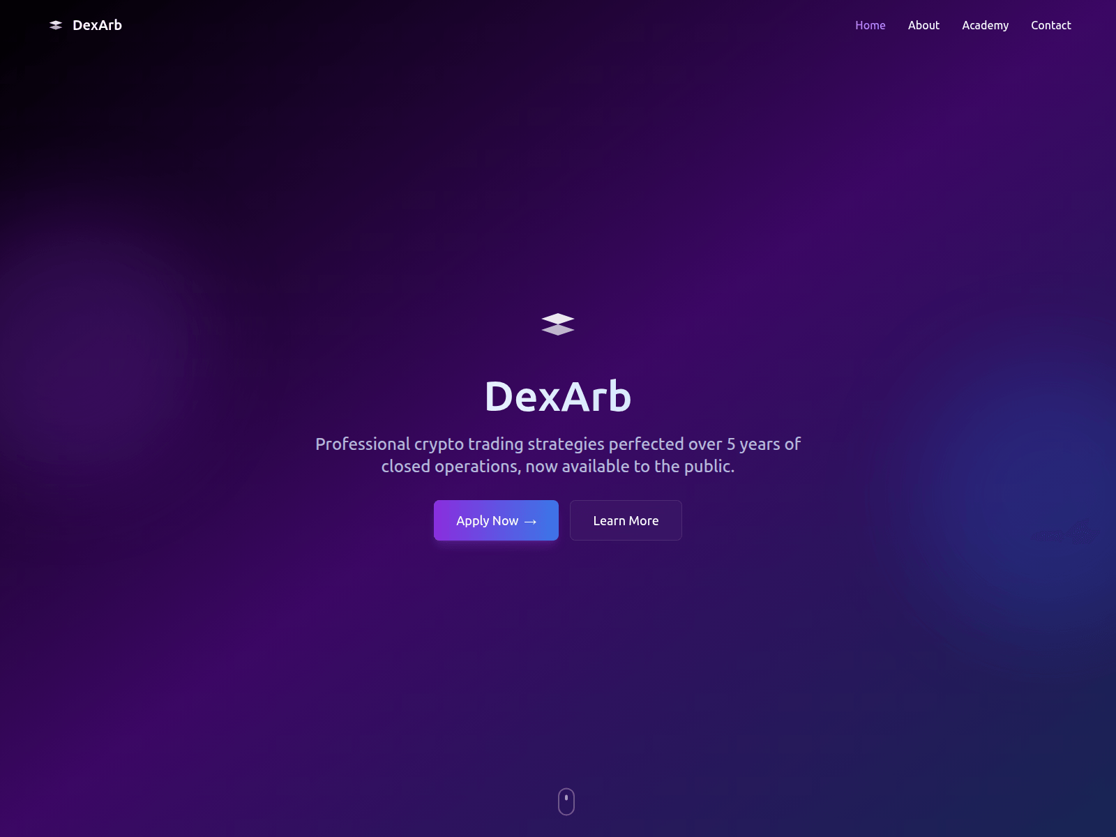 Screenshot of dexarb.icu
