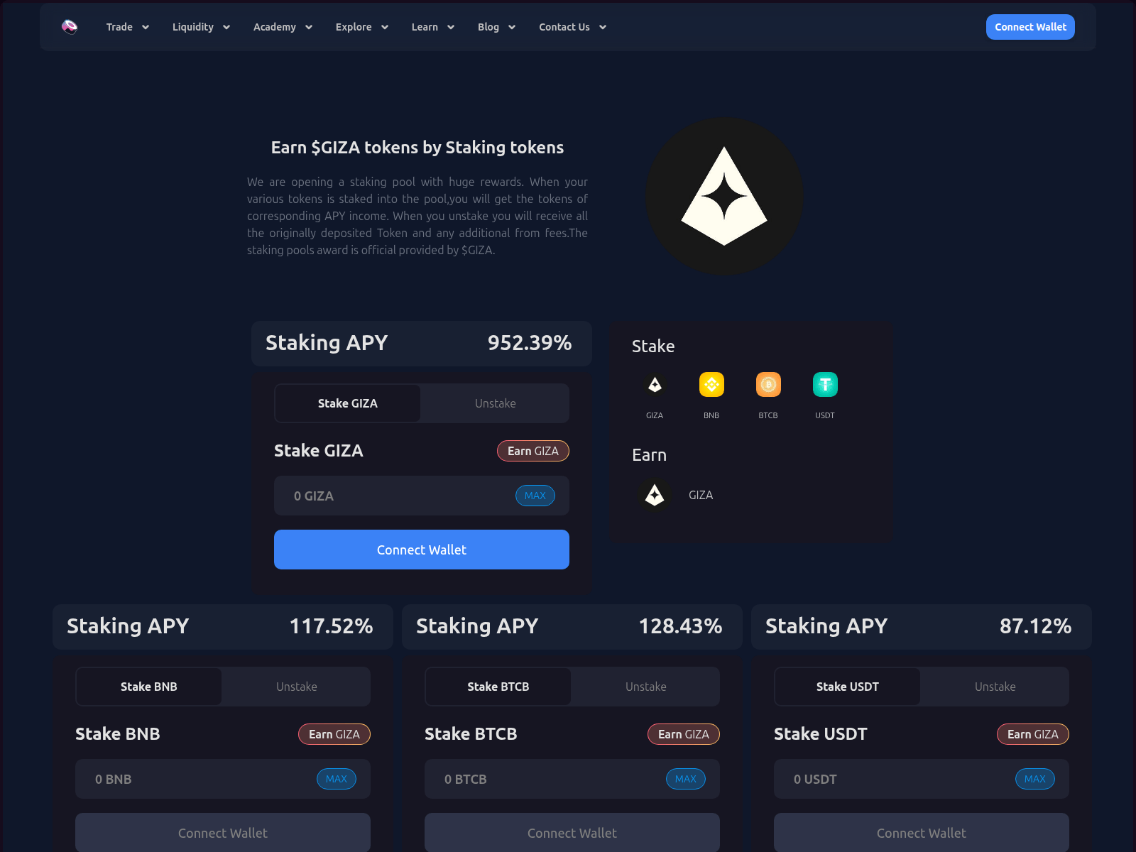 Screenshot of giza.sushi.us.com