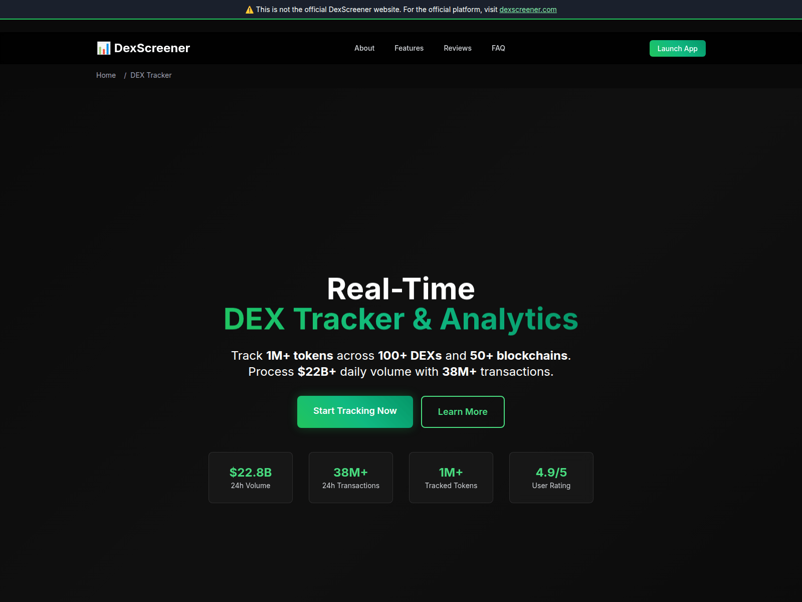 Screenshot of dexcreener.co.com