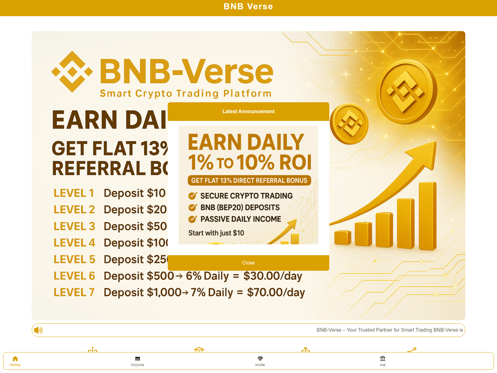 Screenshot of bnb-verse.top